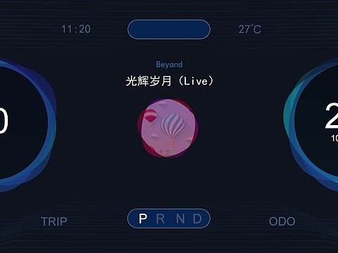 汽车仪表盘界面