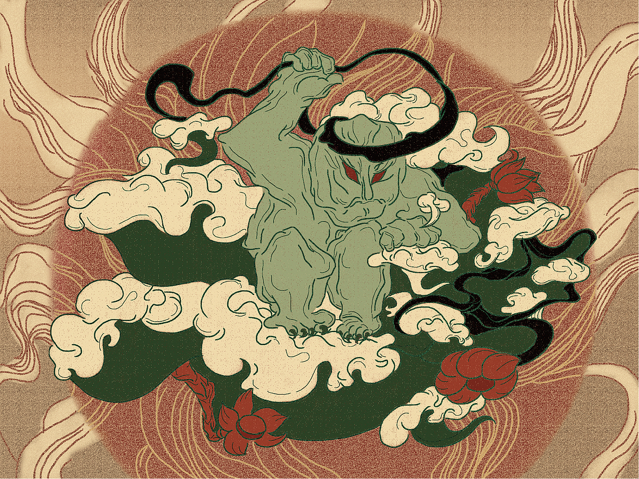 三魇（图ZMTYyNjc3Mzk2） - 艺术插画 - 站酷设计师獏枳原创素材 - 站酷ZCOOL