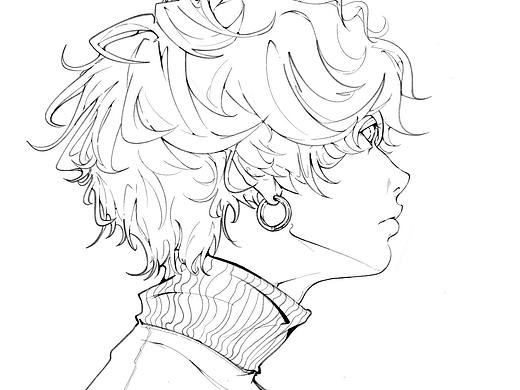 一些线稿速写练习呀~