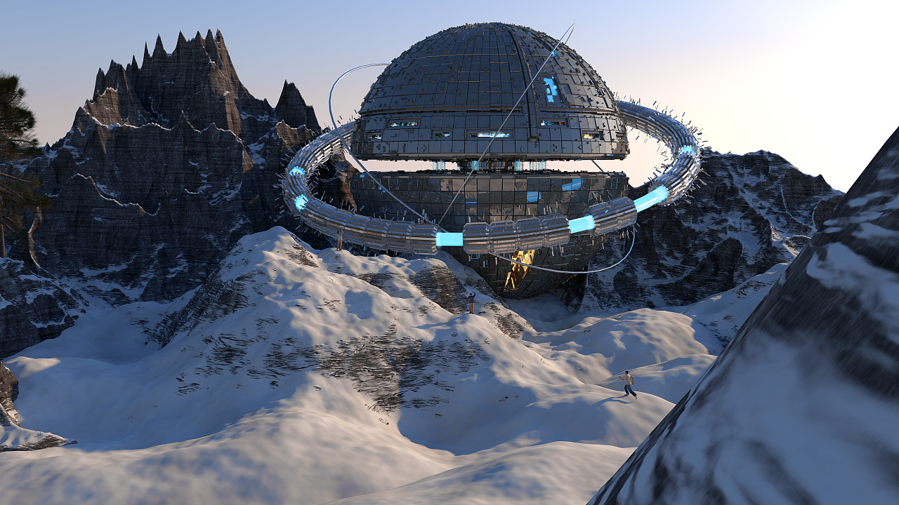 c4d科技风|三维|场景|小丑193 - 原创作品 - 站酷 (zcool)