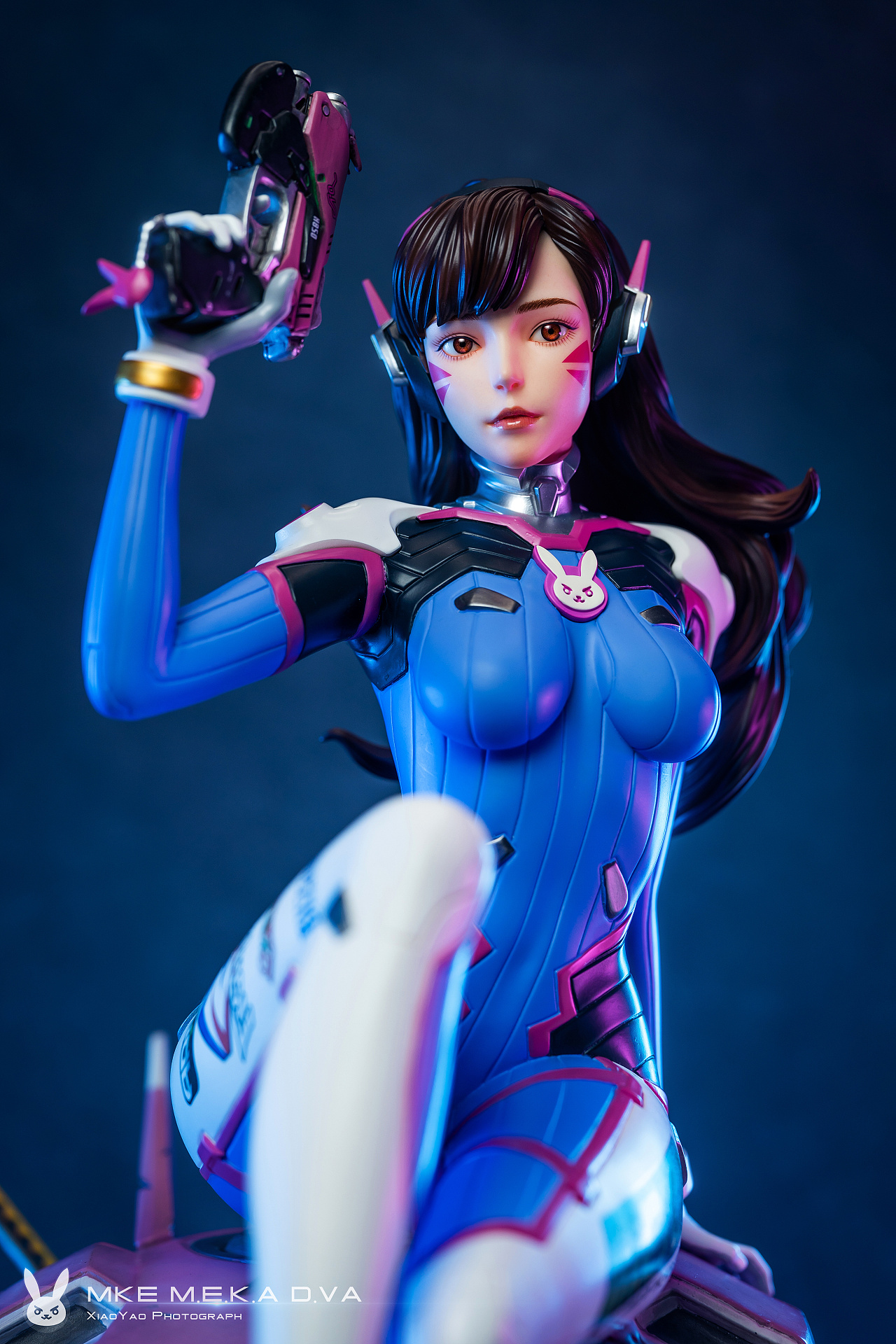同游戏少女dva雕像摄影|摄影|产品摄影|一个半 - 原创作品 - 站酷