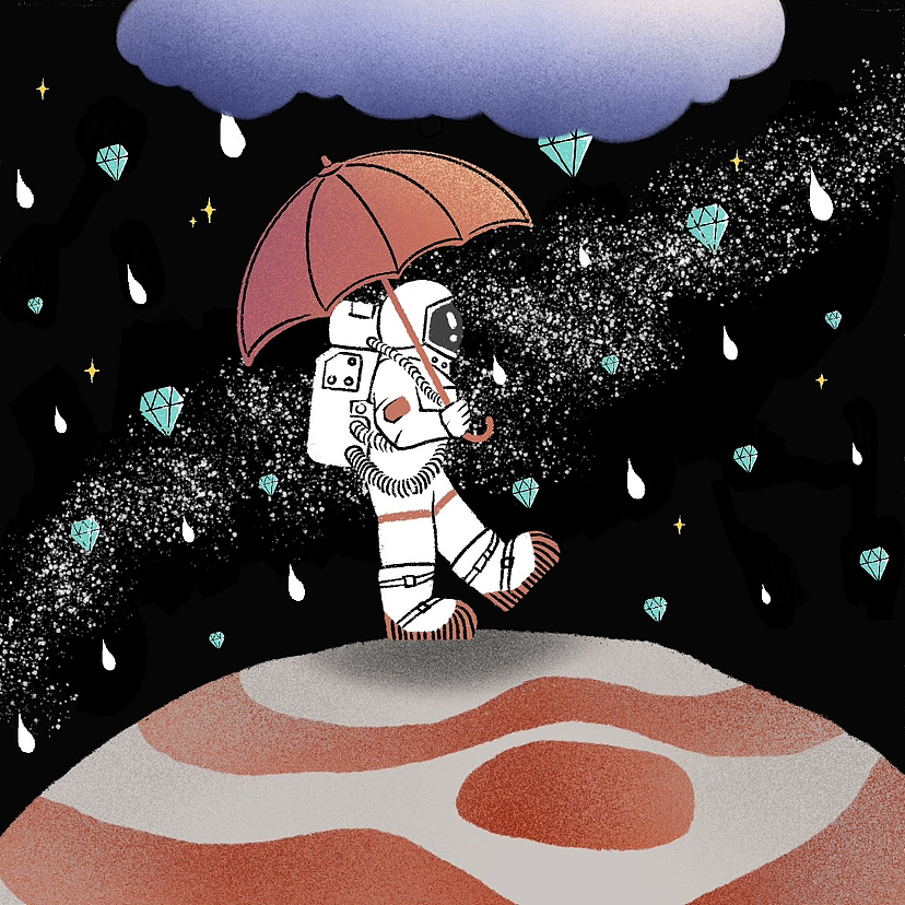 It rains diamonds on jupiter