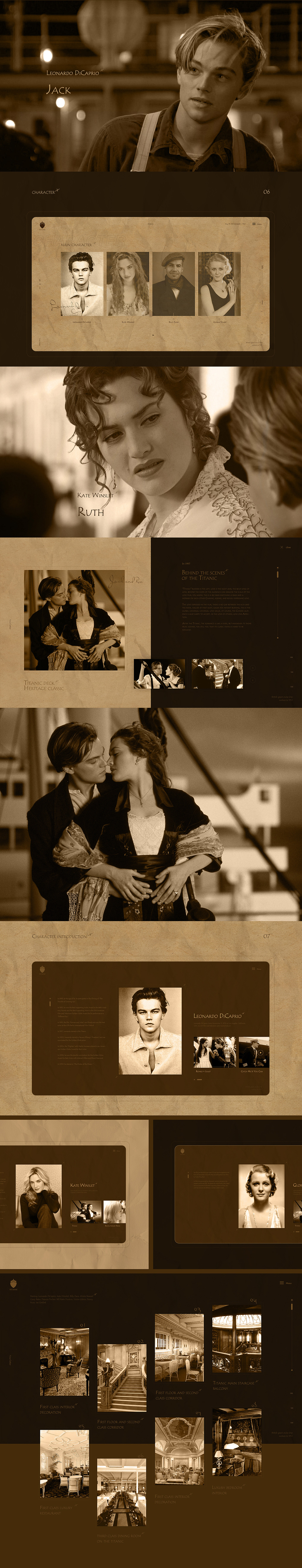 RMS Titanic 复古视觉（图ZMTcxMzIwOTMy） - 其他网页 - 站酷设计师jcookie原创素材 - 站酷ZCOOL