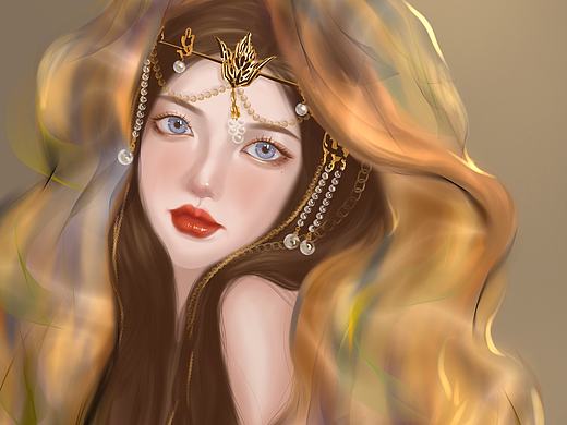 异域风情伪厚涂（个人主页-ZNTU1ODI2MDQ=） - 绘画 - 站酷设计师骄傲的小野喵原创素材 - 站酷ZCOOL