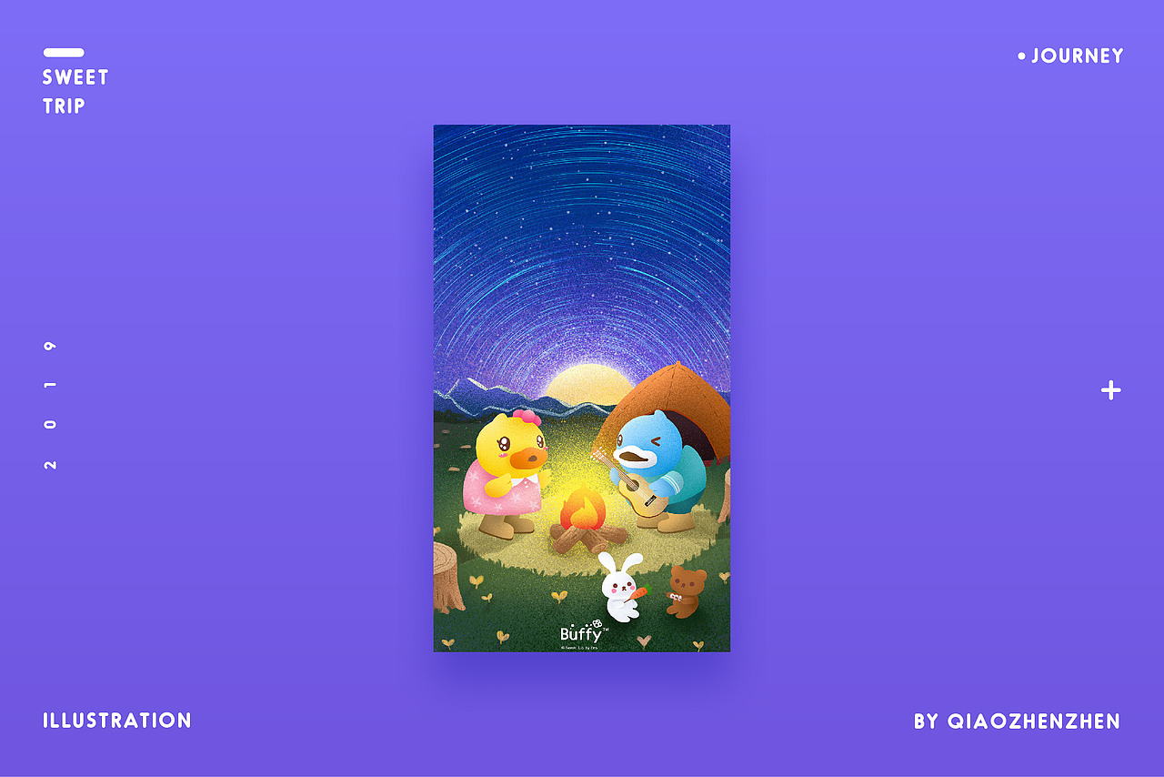2019年度插画总结(图ZMTkwNTA5MzYw) - 商业插画 - 站酷设计师巧珍珍原创素材 - 站酷ZCOOL