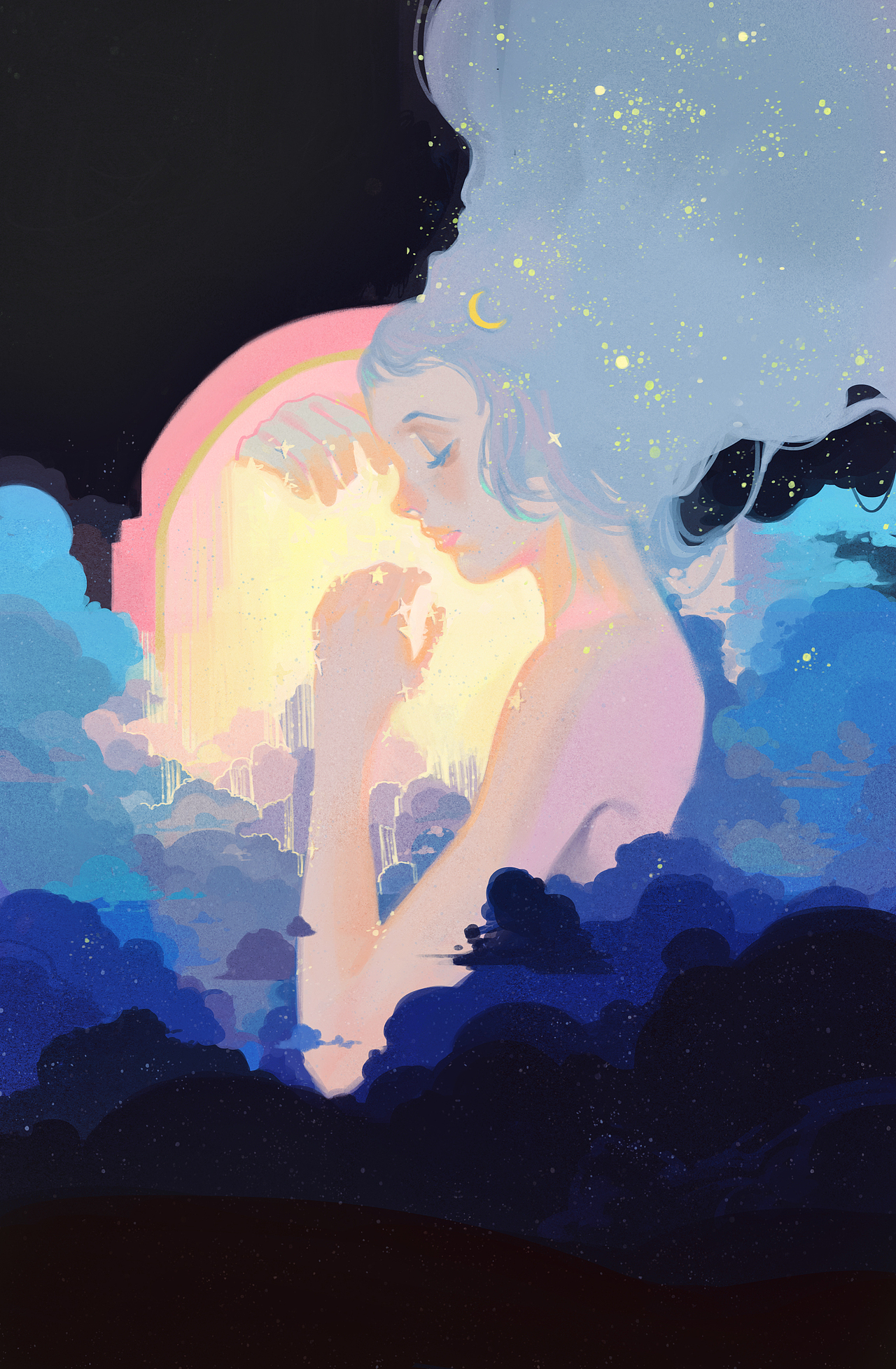 星星永远不会被黑暗吞噬(图ZMjI1MDg2NTk2) - 创作习作 - 站酷设计师中下游原创素材 - 站酷ZCOOL