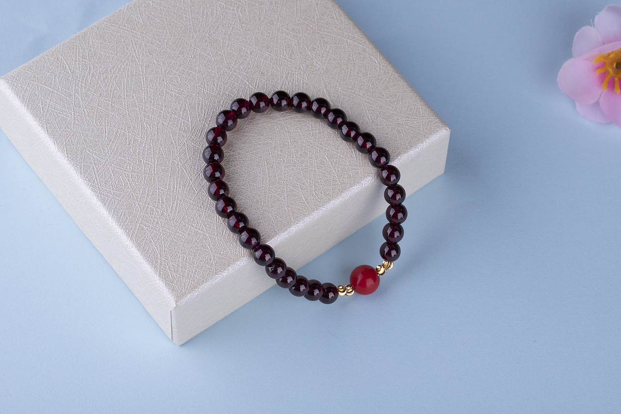 石榴石手串