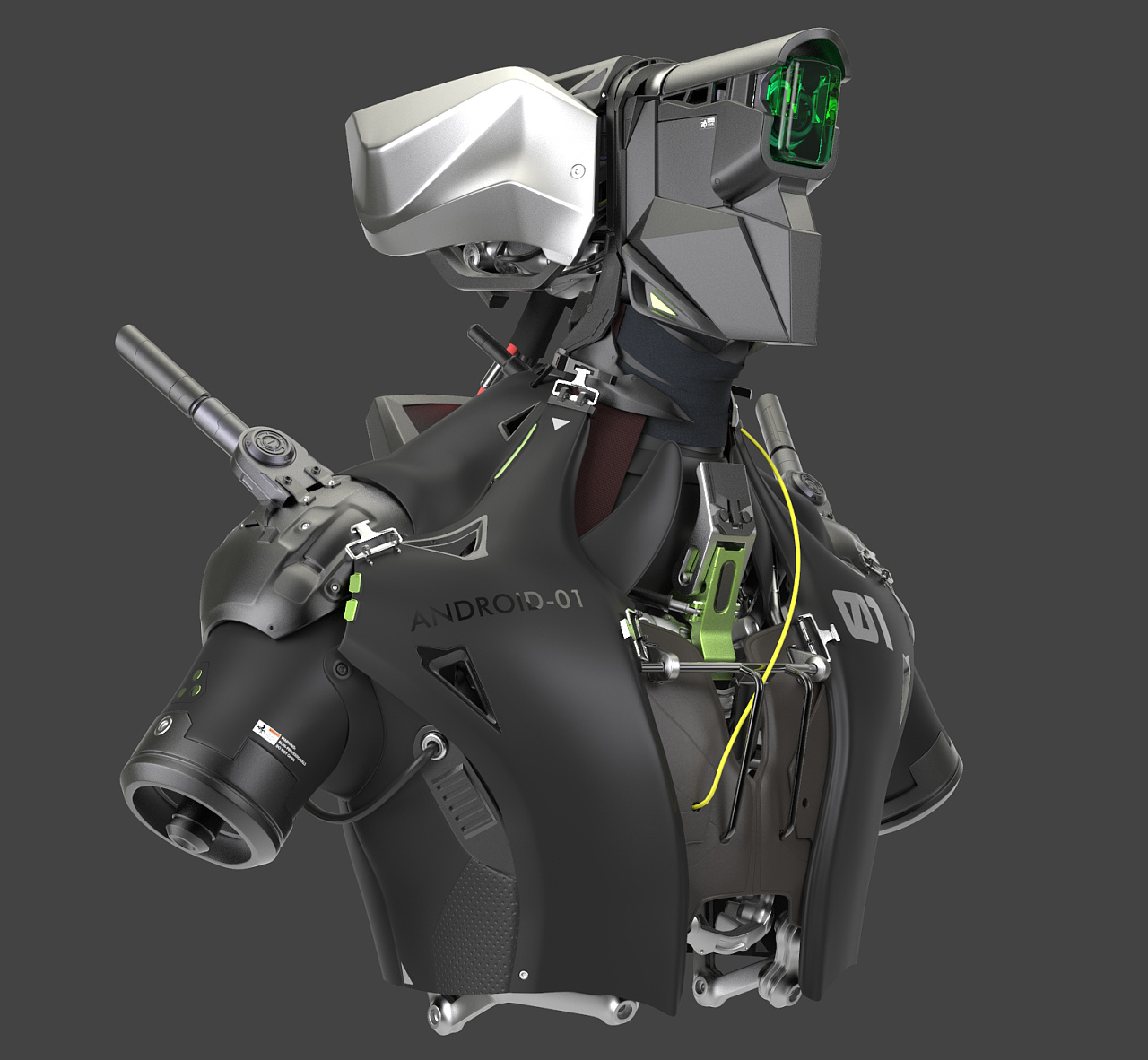 赛博朋克科幻机器人