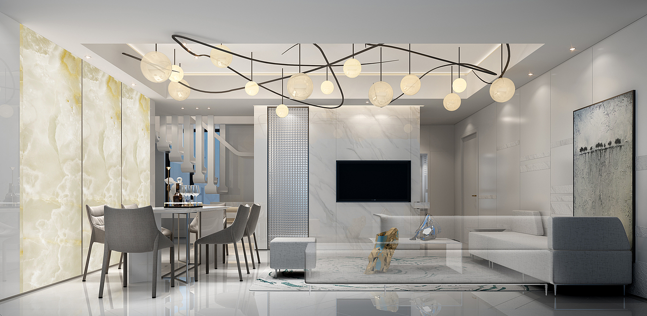 SD丨隆腾盛世13#102-2户型样板房设计（图ZMjc1ODMzNTg0） - 家装设计 - 站酷设计师SD张原创素材 - 站酷ZCOOL