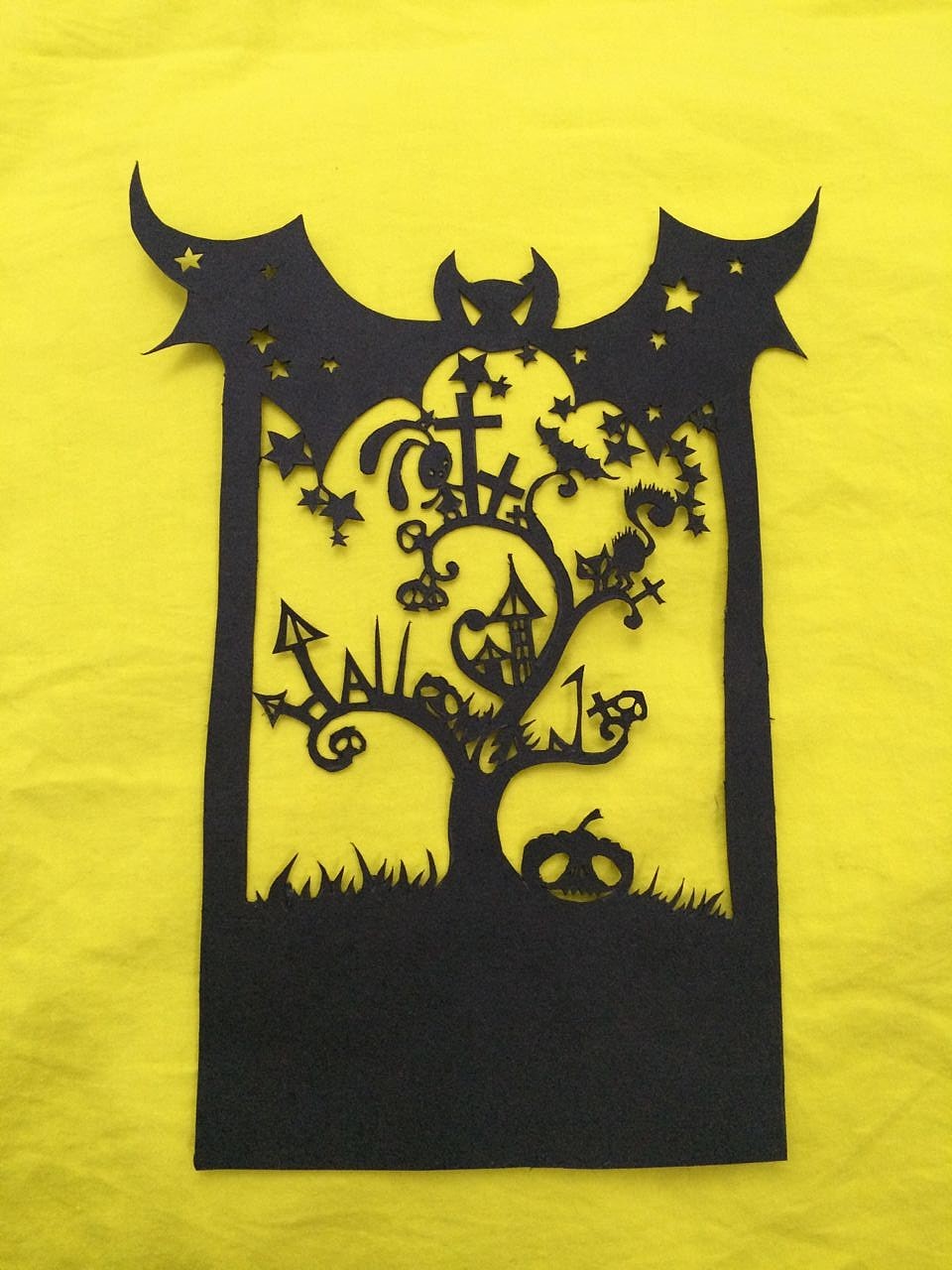 万圣节的黑兔子