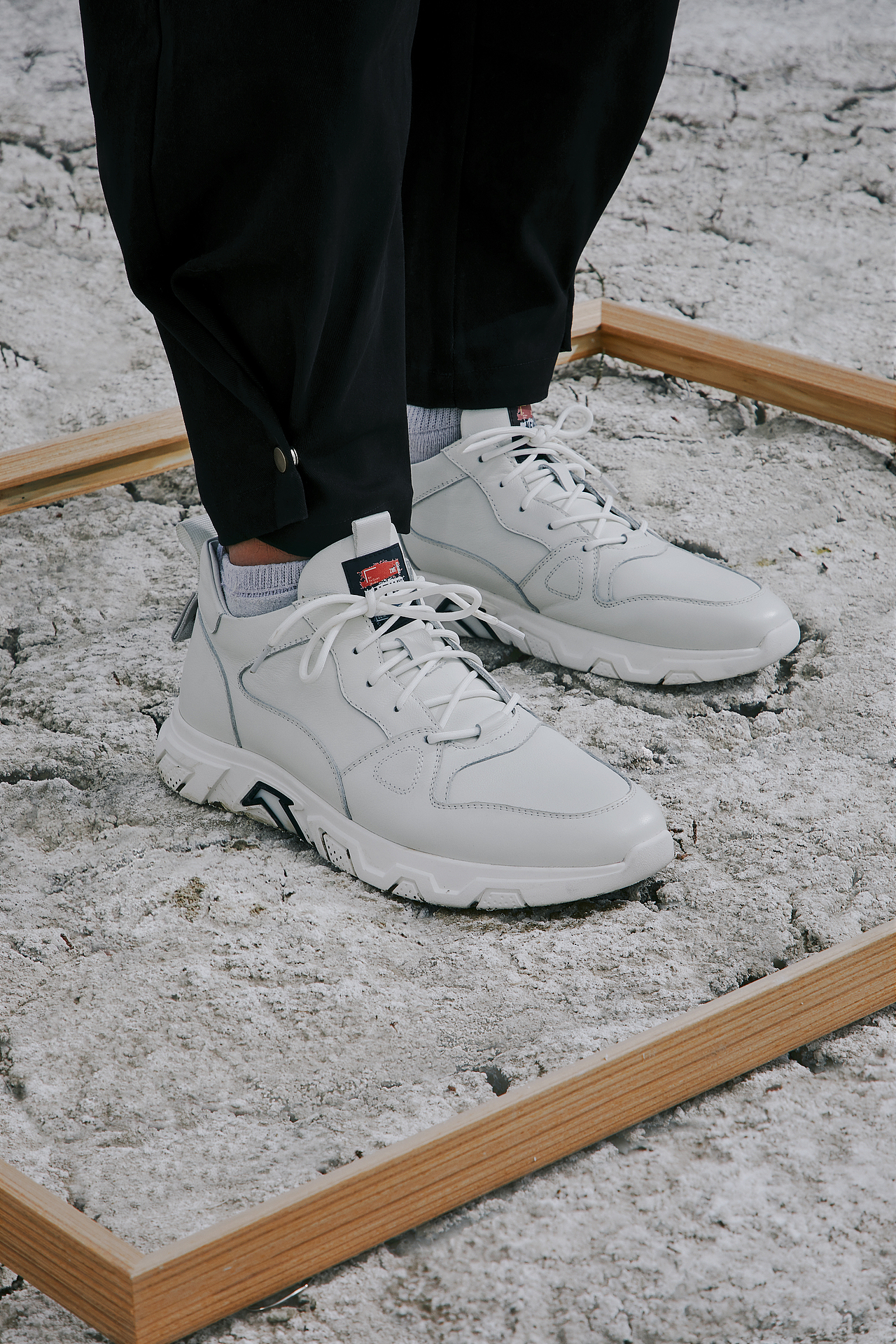 冬日盐湖|鞋子品牌拍摄案例