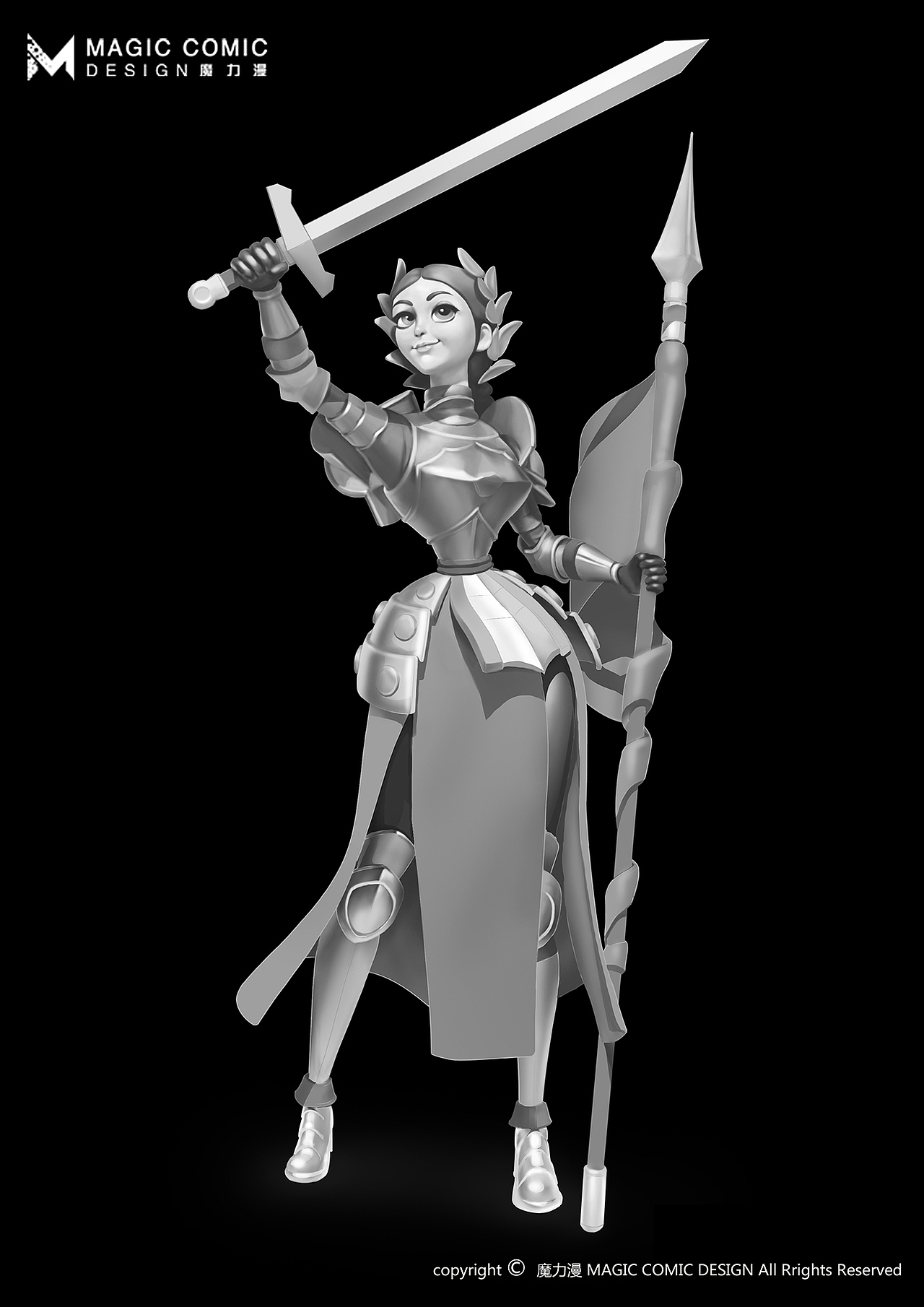『 魔力漫 』基础课程:黑白光影学员作品【持续更新】