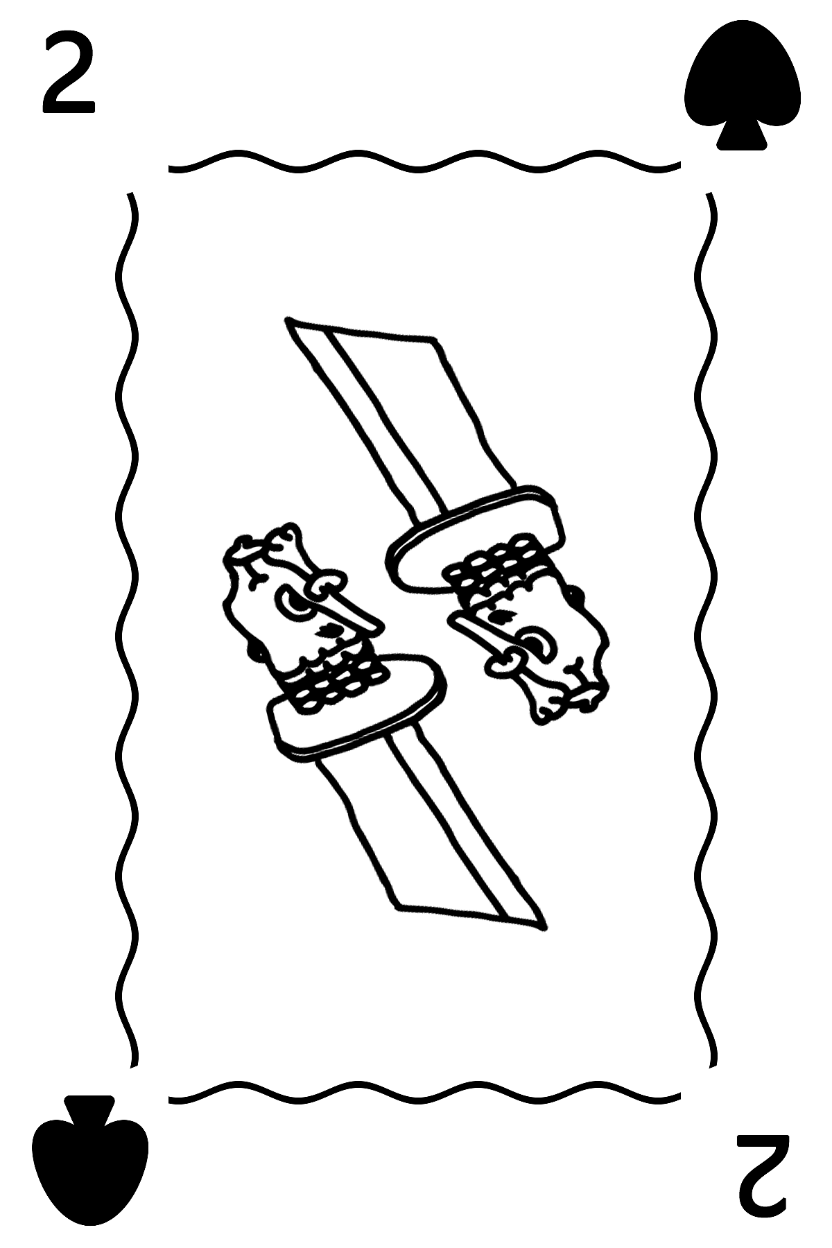 龙子扑克（图ZMTk0NTIxNTcy） - 艺术插画 - 站酷设计师澜野原创素材 - 站酷ZCOOL