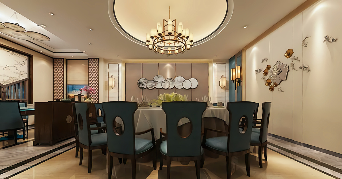 郑州芦溪宴中餐厅装修公司设计案例（图ZMjQ3ODIwNDA4） - 酒店餐饮设计 - 站酷设计师金博大装饰原创素材 - 站酷ZCOOL