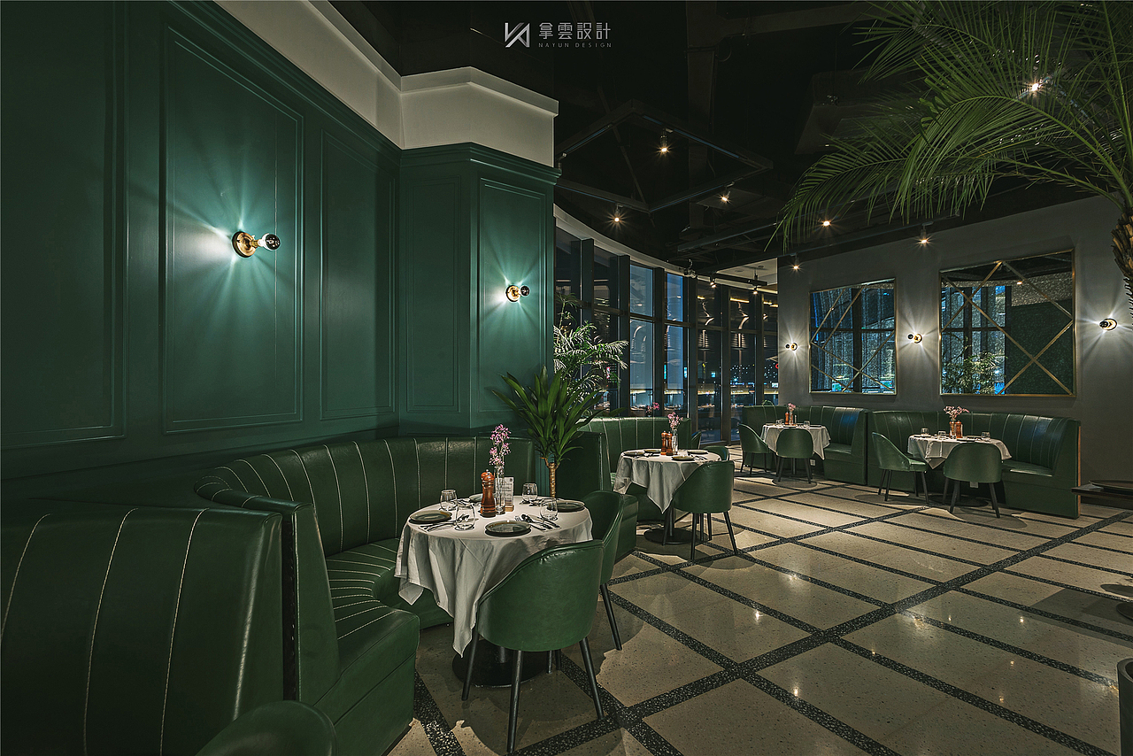 【餐饮】NAYUNDESIGN丨 L'arôme Express 芳芳法餐厅（图ZMTk4NDA4ODA4） - 酒店餐饮设计 - 站酷设计师南京拿云室内设计原创素材 - 站酷ZCOOL