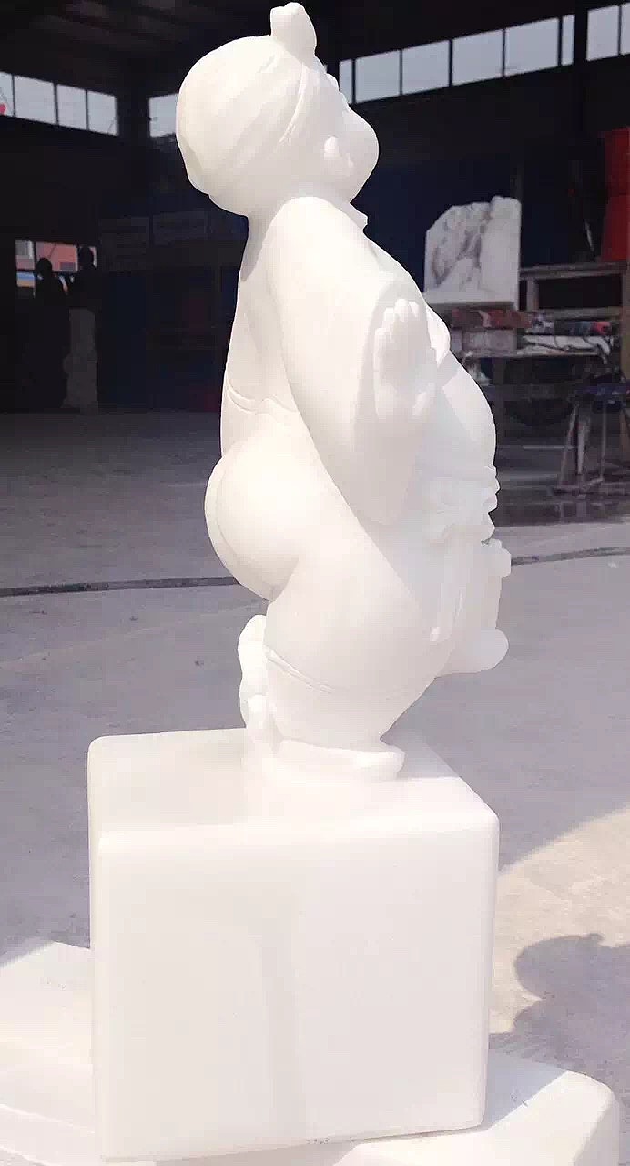 曲阳民间匠人的作品：快乐大小石匠（图ZMjE4MTU3NzQw） - 雕塑 - 站酷设计师石头记雕塑原创素材 - 站酷ZCOOL