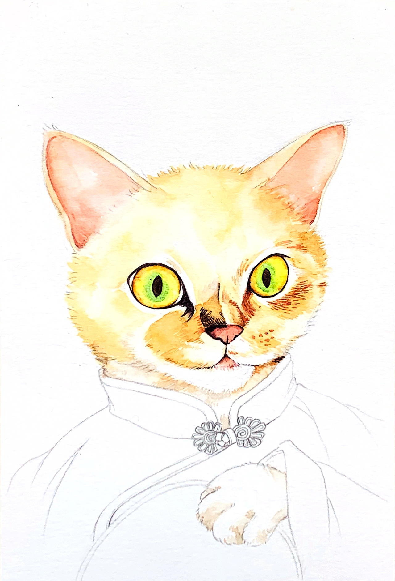 嘿，都是喵呀！梨花闺秀（图ZMjU1NTg3ODEy） - 创作习作 - 站酷设计师爱做梦的猫原创素材 - 站酷ZCOOL