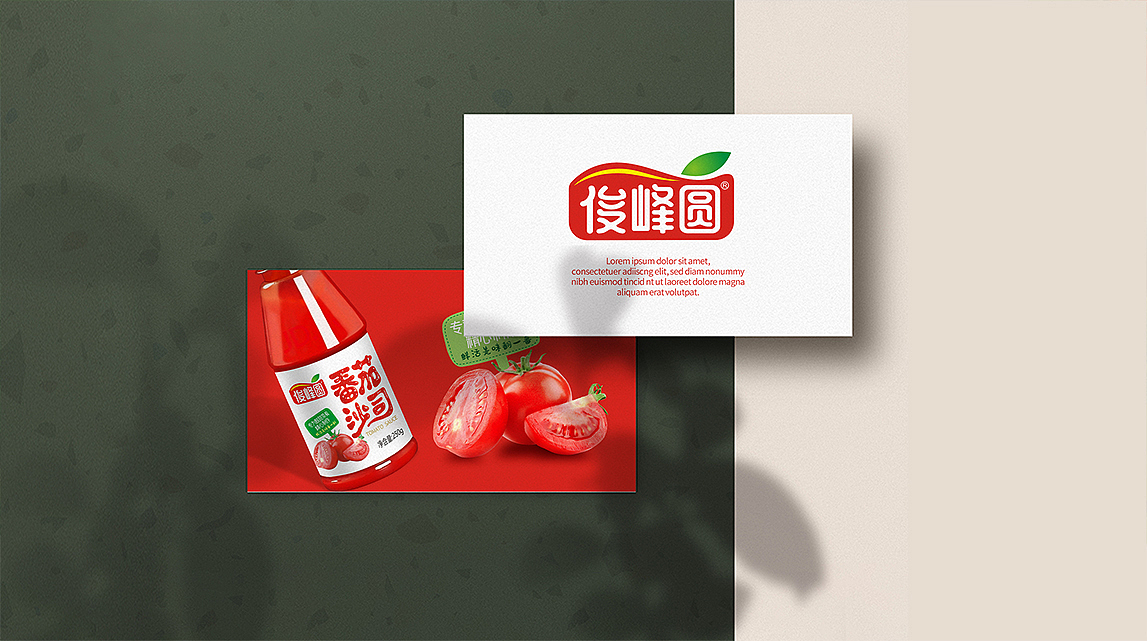 俊峰圆番茄酱包装