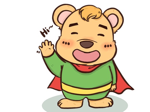 小快克卡通形象表情包设计