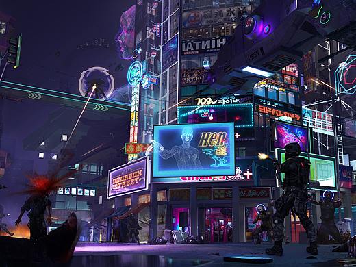 赛博（个人主页-ZNDY4MjA3NzY=） - 概念设定 - 站酷设计师阿旺77原创素材 - 站酷ZCOOL