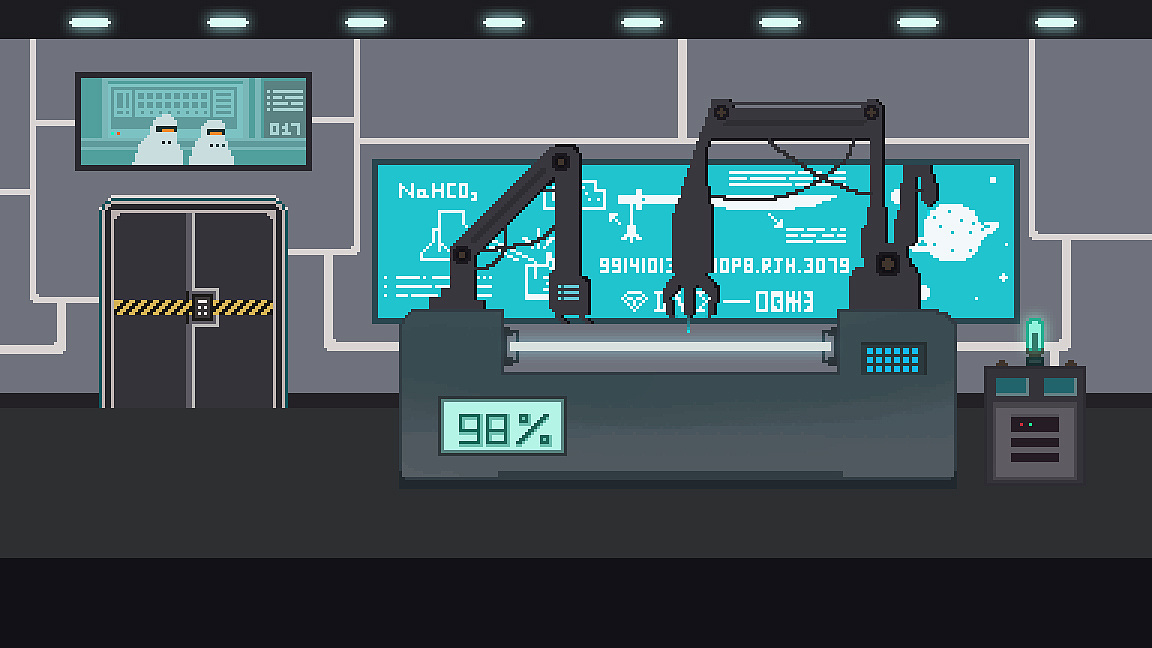 一个搁浅的赛博朋克像素风独立游戏