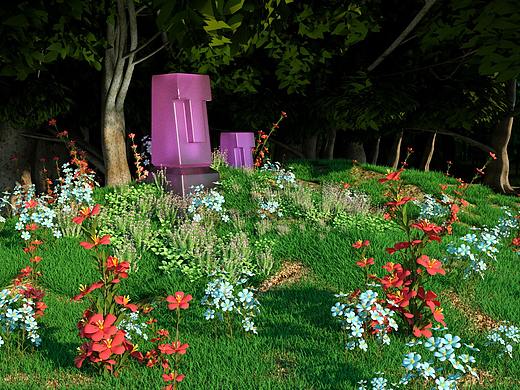 和闺女放风（个人主页-ZNTI4Mzc3Njg=） - 场景 - 站酷设计师灰牛哞哞原创素材 - 站酷ZCOOL