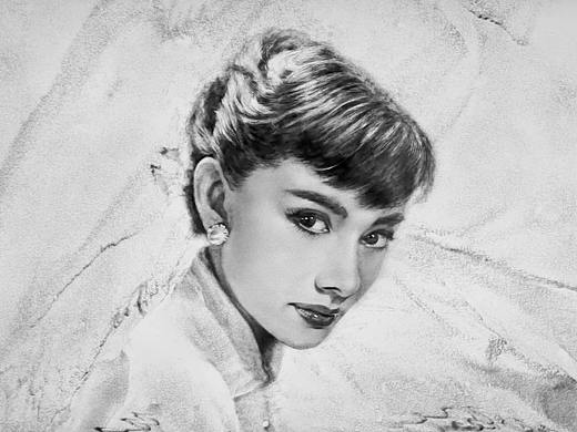 盛世美颜系列-奥黛丽赫本（个人主页-ZNTIyNDg0ODA=） - 创作习作 - 站酷设计师李赵颖作品原创素材 - 站酷ZCOOL