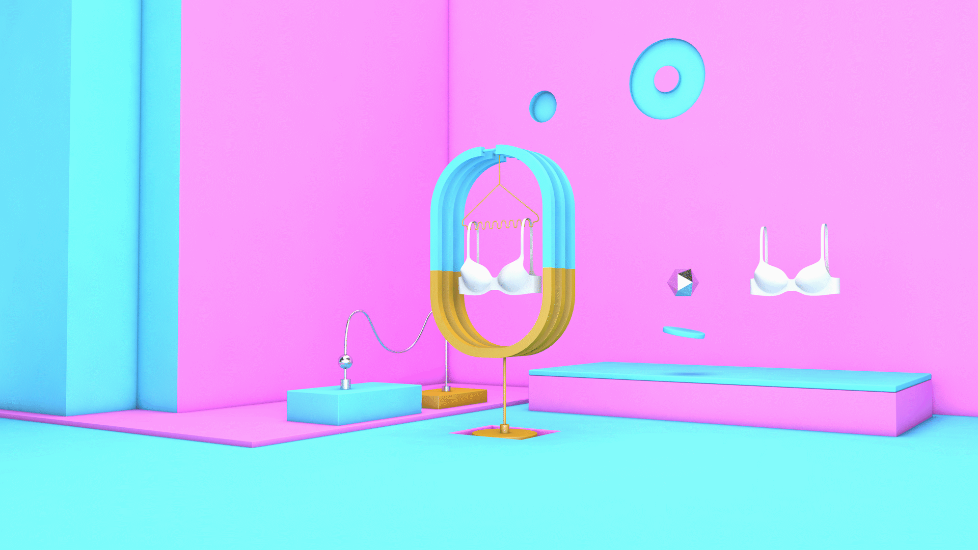 c4d衣架小动画（图ZOTA2NjAzNzY=） - 动画/影视 - 站酷设计师视频制作小梁很大原创素材 - 站酷ZCOOL