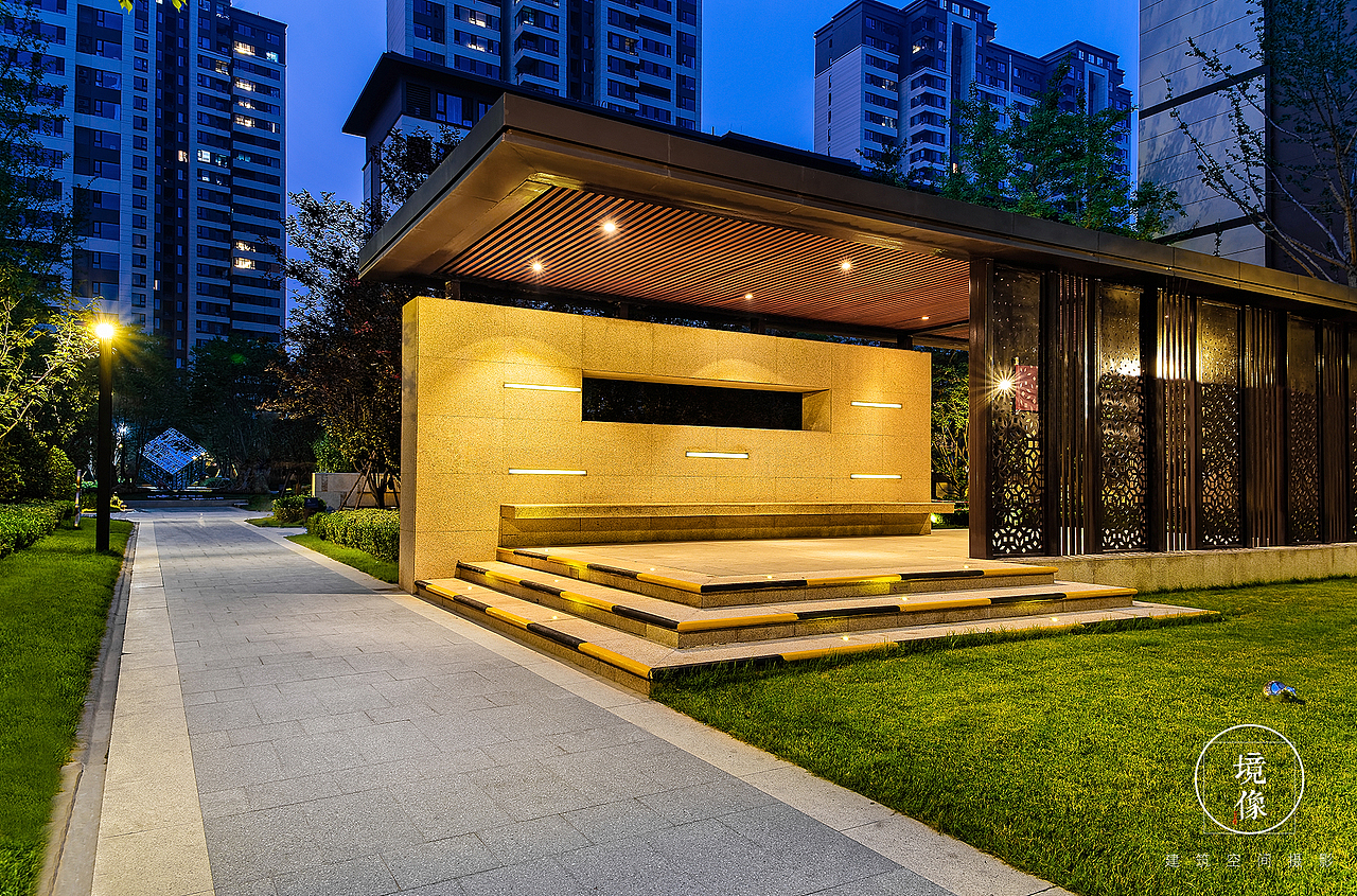 【园林摄影】郑州万科紫台房地产建筑园林实景拍摄（图ZMTM5NjYwMDk2） - 环境/建筑摄影 - 站酷设计师境像建筑空间摄影原创素材 - 站酷ZCOOL