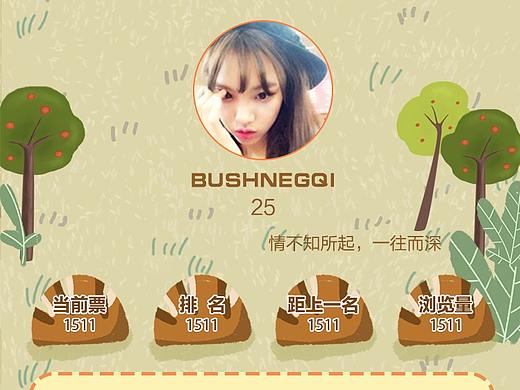 投票主题界面—吃货主题界面