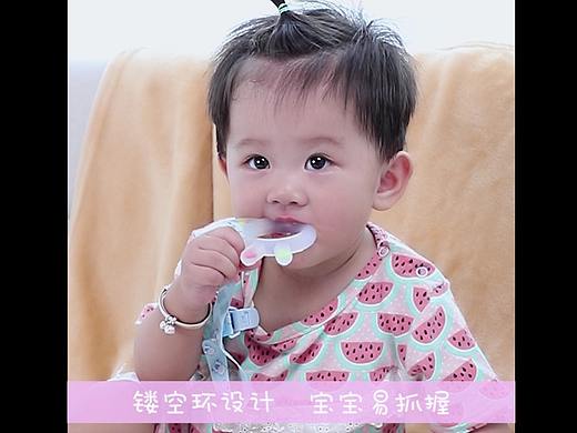 婴儿磨牙棒咬咬胶宝宝软硅胶玩具可水煮牙胶