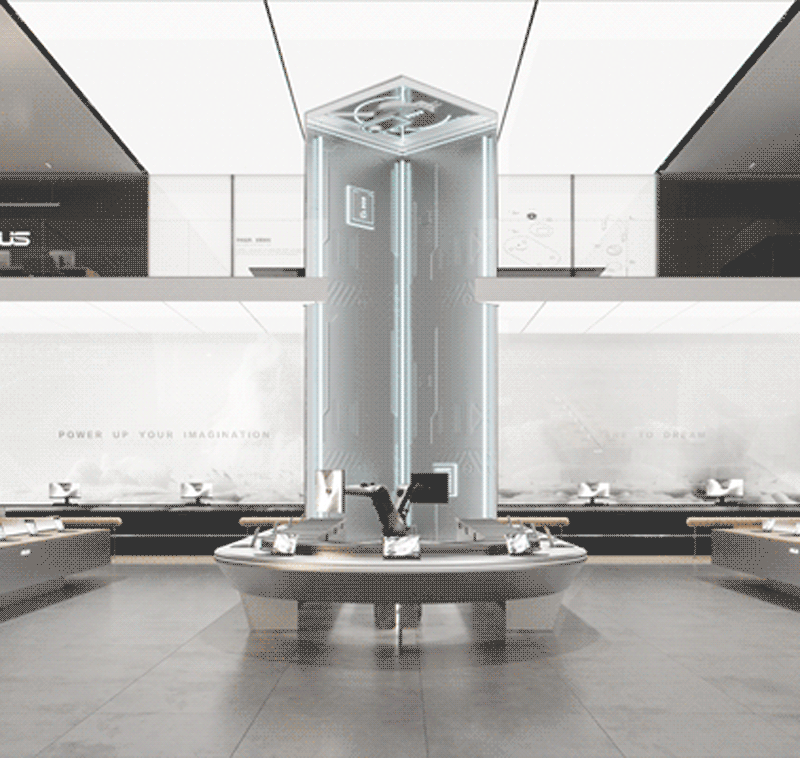 华硕智汇家超级旗舰店设计丨SI设计丨零售终端丨展示