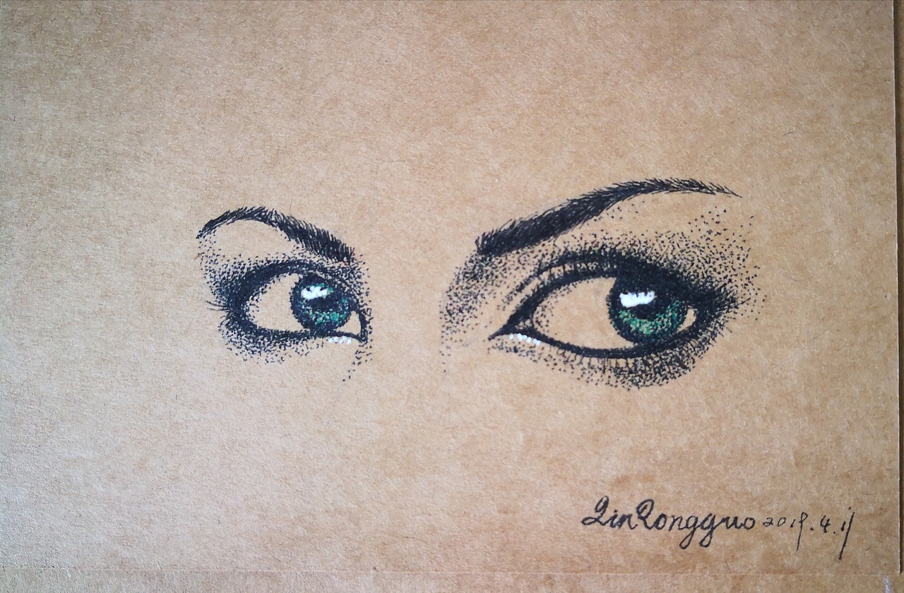 点画小品|纯艺术|绘画|老树林_原创作品-站酷zcool