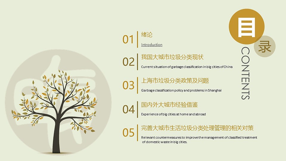 大城市垃圾分类政策研究