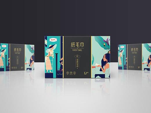 纸毛巾包装设计