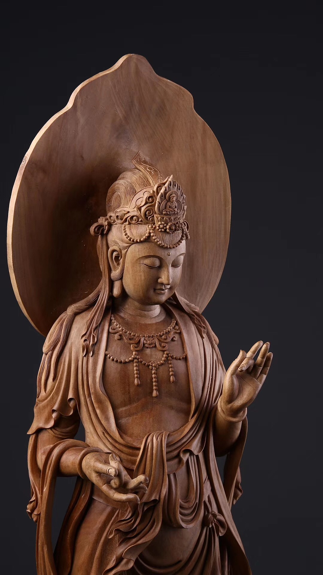 自在观音木雕|手工艺|其他手工艺|竹木臻品 - 原创作品 - 站酷 (zcool