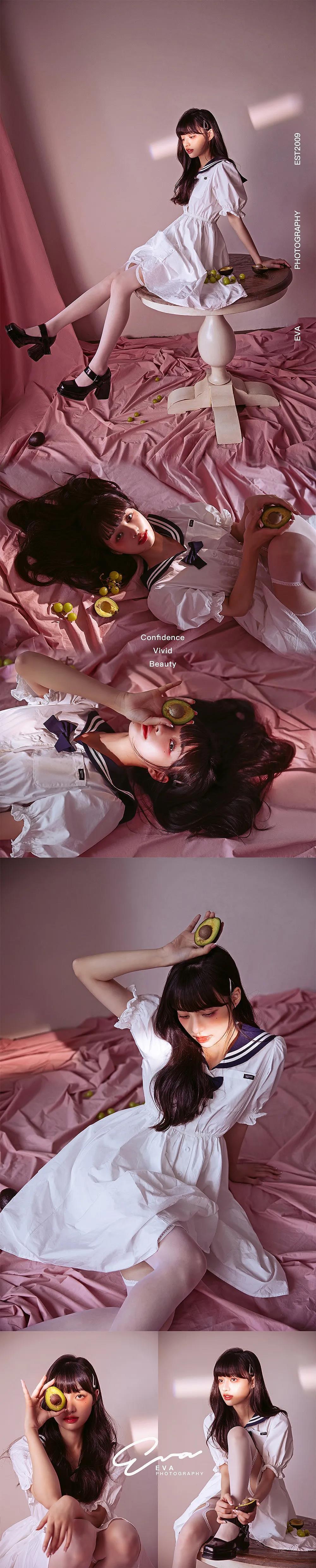 减龄10岁的学院风少女写真,一定不要让老公看到