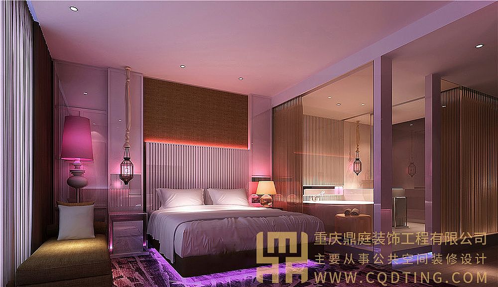 重庆酒店装修 酒店设计 酒店装修设计 酒店案例效果图 鼎庭装饰作品系列
