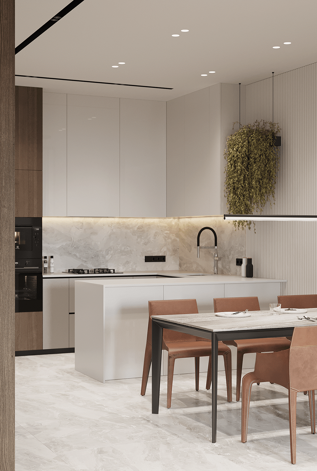 高级灰+橙色，就是这么美