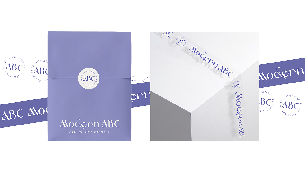 Modern ABC 品牌设计（图ZMjg2MjY5NTg0） - 品牌 - 站酷设计师珈百Jaba原创素材 - 站酷ZCOOL
