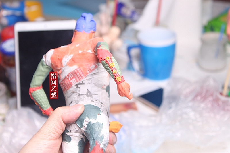 贺加贵面塑软陶(关羽）（图ZNzk5MjEzNDQ=） - 手办/模玩 - 站酷设计师贺加贵3D翻糖原创素材 - 站酷ZCOOL