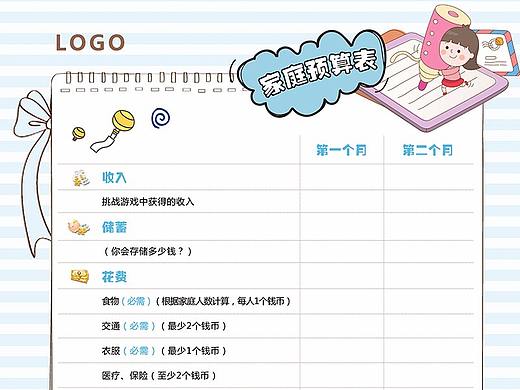 家庭预算表