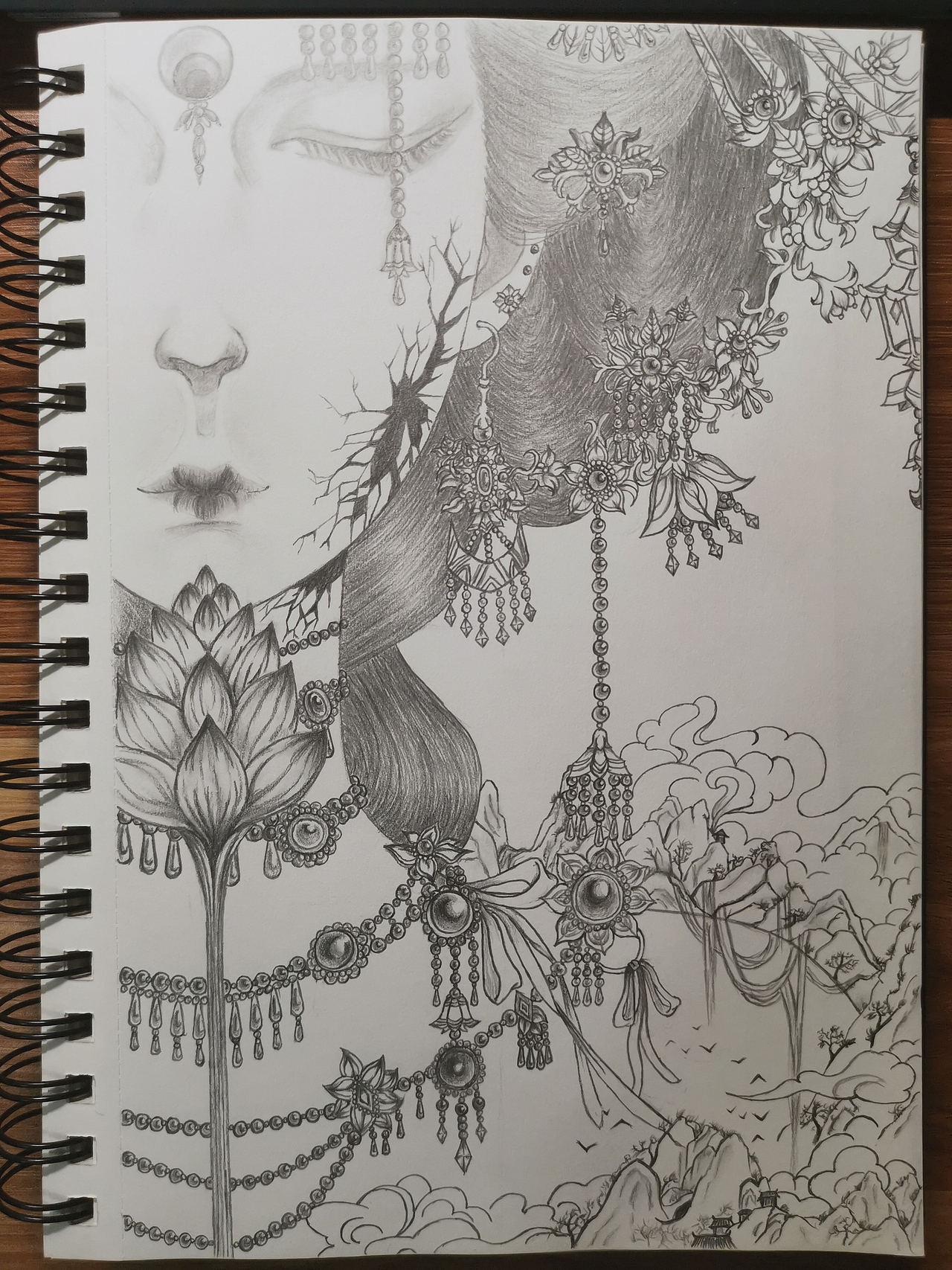 古风素描（图ZMjI5OTYyODY0） - 绘画 - 站酷设计师Pong1014原创素材 - 站酷ZCOOL