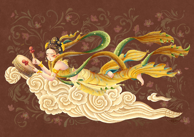 敦煌飞天小仙女图鉴