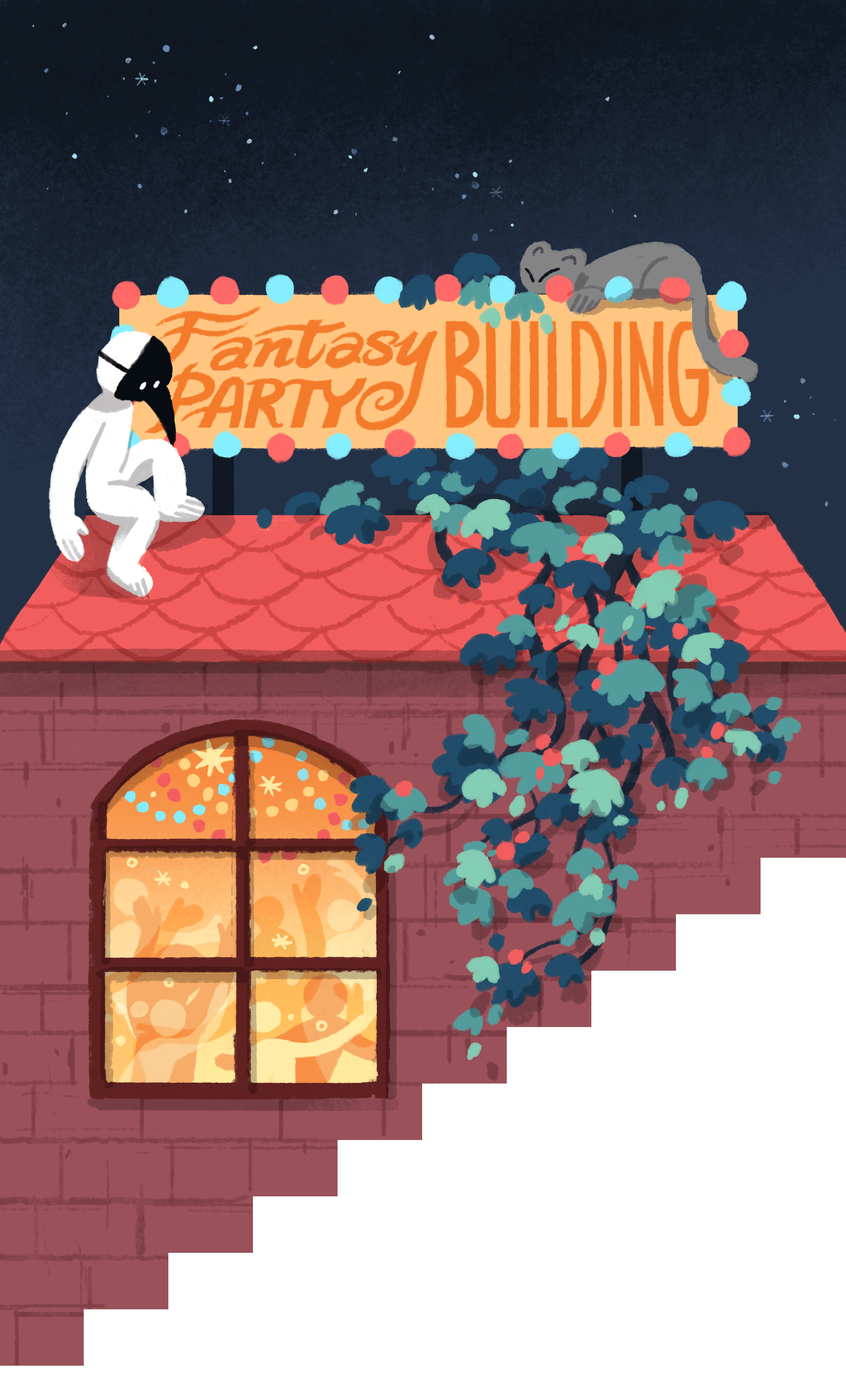 building（图ZMTI4MTAyMTA4） - 新锐潮流插画 - 站酷设计师老老老鱼原创素材 - 站酷ZCOOL