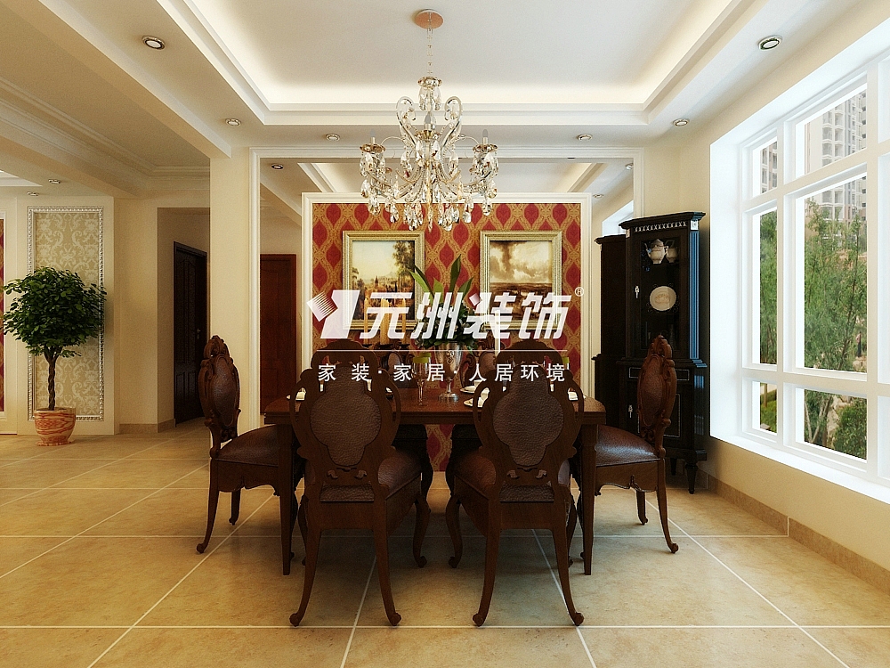 豪门府邸混搭风格效果图装修设计