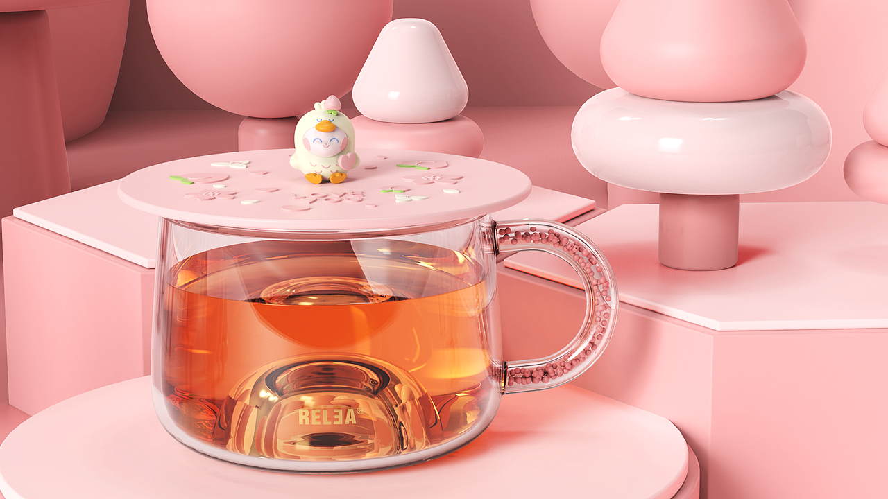 哎鸭盲盒系列玻璃杯