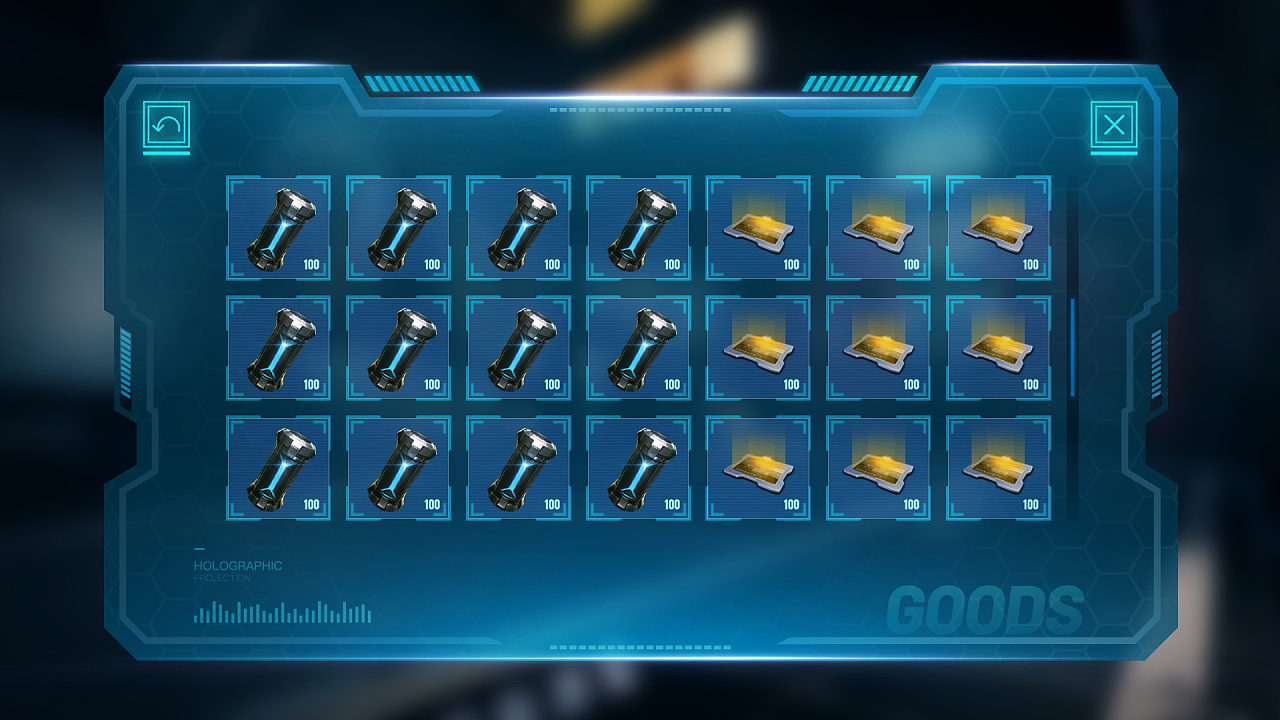 忙里偷闲 | 科技感游戏界面设计