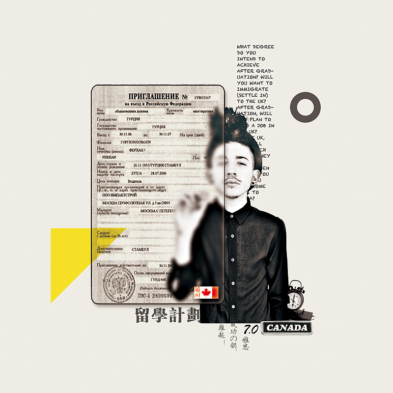 印象留学系类概念海报（图ZMjExMDIwNDA=） - 海报 - 站酷设计师小破车制造原创素材 - 站酷ZCOOL