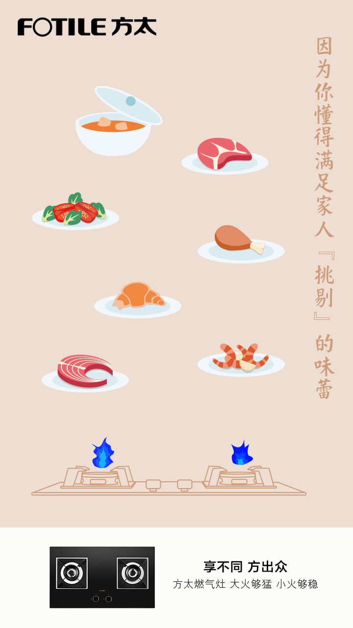 方太•油烟机新品手绘H5（图ZODE3NDUxMDA=） - 商业插画 - 站酷设计师酱油的瓶子原创素材 - 站酷ZCOOL